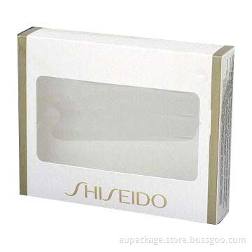 Cosmetic Box with Clear PVC Window, Customized Specifications are Welcome